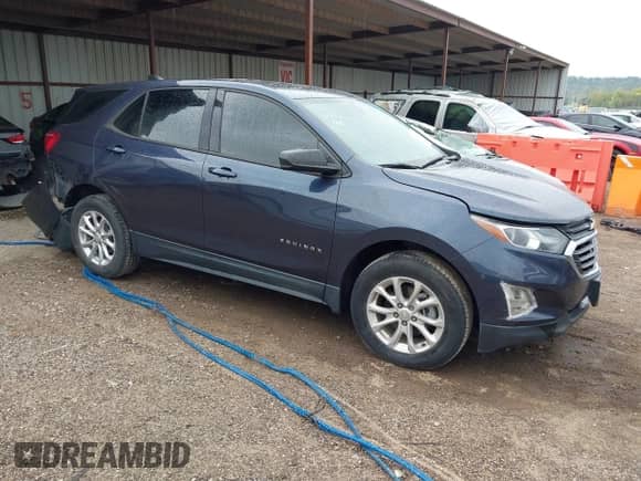 ✅ 2019 Chevrolet Equinox LS • VIN: 3GNAXHEV4KL232567 • Lot: 43414287. Listed on IAAI with 114,586 mi. Free auction sales archive from the USA and detailed vehicle history report at DreamBid. Image 1.