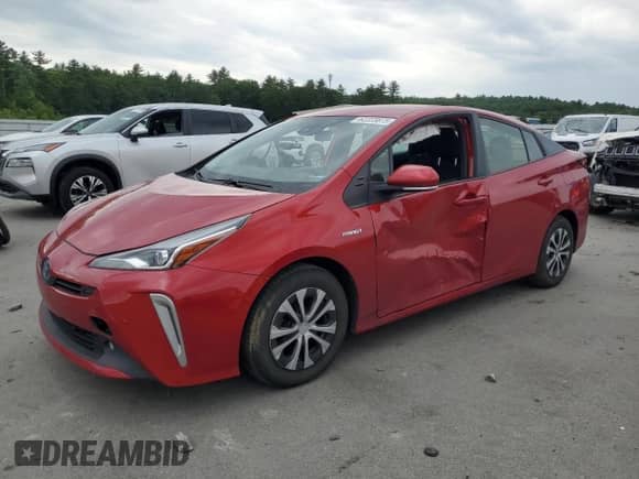 2022 Toyota Prius LE with VIN JTDL9MFUXN3033968, listed as a Copart auction lot 62223875 with 108,069 mi miles and Salvage title. Bid and sale history available at DreamBid. Image 1.