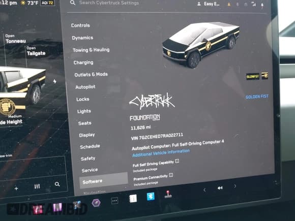 ✅ 2024 Tesla Cybertruck • VIN: 7G2CEHED7RA022711 • Lot: 42437523. Listed on IAAI with 11,626 mi. Free auction sales archive from the USA and detailed vehicle history report at DreamBid. Image 7.
