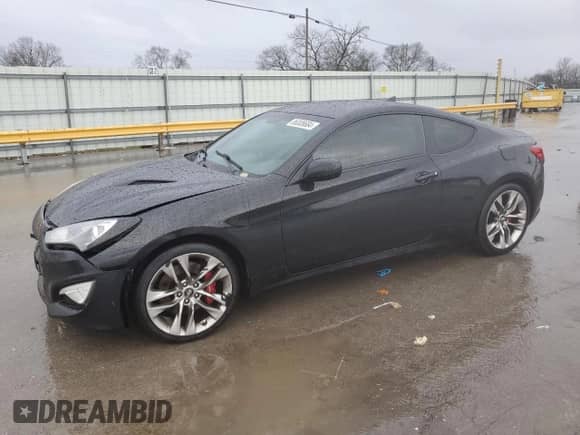 2014 Hyundai Genesis Coupe 2.0T with VIN KMHHT6KD1EU116459, listed as a Copart auction lot 86308684 with 126,492 mi miles and Salvage title. Bid and sale history available at DreamBid. Image 1.