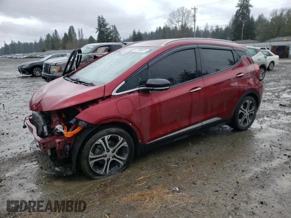 ✅ 2017 Chevrolet Bolt EV Premier • VIN: 1G1FX6S02H4160593 • Lot: 47499075. Wystawiony na Copart z przebiegiem 65 432 mil. Bezpłatny archiwum sprzedaży aukcyjnych z USA i szczegółowy raport historii pojazdu na DreamBid. Zdjęcie 1.