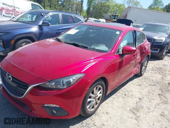 ✅ 2015 Mazda 3 i Touring • VIN: 3MZBM1L76FM213114 • Lot: 41996100. Listed on IAAI with 54,277 mi. Free auction sales archive from the USA and detailed vehicle history report at DreamBid. Image 2.