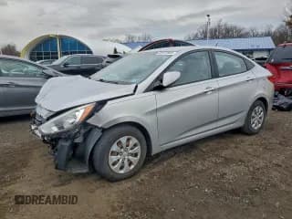 ✅ 2016 Hyundai Accent SE • VIN: KMHCT4AE7GU986762 • Lot: 93917655. Listed on Copart with 104,627 mi. Free auction sales archive from the USA and detailed vehicle history report at DreamBid. Image 1.
