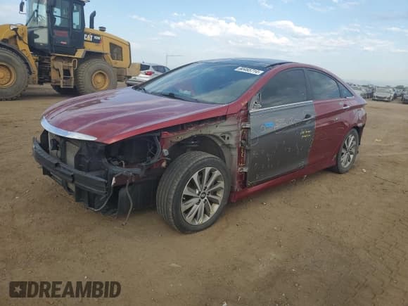 ✅ 2014 Hyundai Sonata SE • VIN: 5NPEC4AC5EH839973 • Lot: 60465714. Listed on Copart with 114,468 mi. Free auction sales archive from the USA and detailed vehicle history report at DreamBid. Image 1.