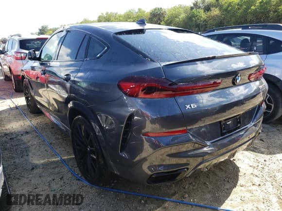 ✅ 2022 BMW X6 M50i • VIN: 5UXCY8C04N9K18587 • Lot: 62977162. Listed on Copart with Not provided. Free auction sales archive from the USA and detailed vehicle history report at DreamBid. Image 3.
