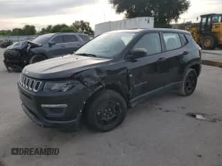 ✅ 2020 Jeep Compass Sport • VIN: 3C4NJCAB9LT253104 • Lot: 80585765. Listed on Copart with 67,717 mi. Free auction sales archive from the USA and detailed vehicle history report at DreamBid. Image 1.