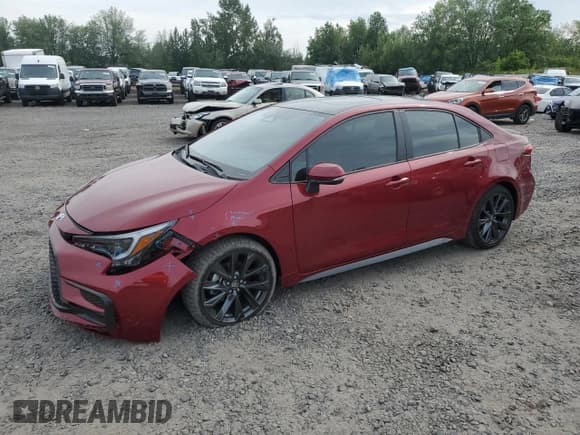 ✅ 2025 Toyota Corolla XSE • VIN: 5YFT4MCE8SP222777 • Lot: 61478435. Wystawiony na Copart z przebiegiem 8 906 mil. Bezpłatny archiwum sprzedaży aukcyjnych z USA i szczegółowy raport historii pojazdu na DreamBid. Zdjęcie 1.