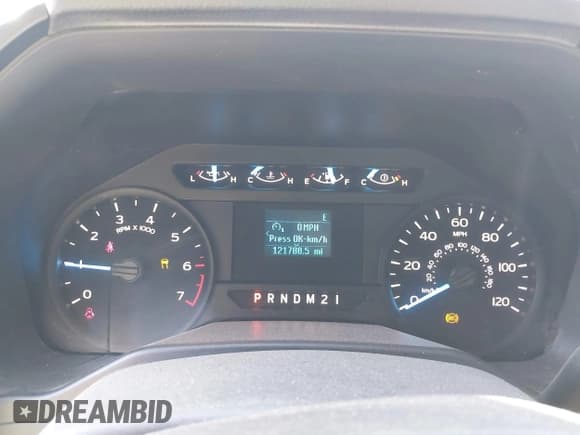 ✅ 2017 Ford F-150 XL • VIN: 1FTFX1EF9HKC49485 • Lot: 42229882. Listed on IAAI with 121,788 mi. Free auction sales archive from the USA and detailed vehicle history report at DreamBid. Image 7.