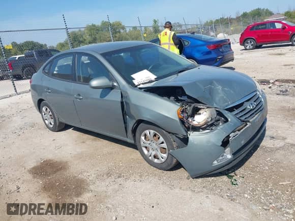 2010 Hyundai Elantra SE with VIN KMHDU4AD6AU870503, listed as a IAAI auction lot 43245088 with 207,474 mi miles and . Bid and sale history available at DreamBid. Image 1.