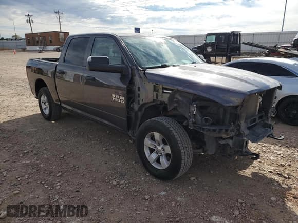 ✅ 2018 Ram 1500 Tradesman • VIN: 1C6RR7KT0JS320204 • Lot: 86085835. Listed on Copart with 55,717 mi. Free auction sales archive from the USA and detailed vehicle history report at DreamBid. Image 4.