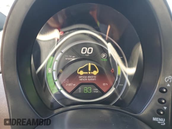 ✅ 2017 FIAT 500e • VIN: 3C3CFFGE9HT625290 • Lot: 71794424. Listed on Copart with 31,857 mi. Free auction sales archive from the USA and detailed vehicle history report at DreamBid. Image 9.