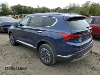 ✅ 2023 Hyundai Santa Fe Blue • VIN: 5NMS2DA13PH000358 • Lot: 72522433. Wystawiony na Copart z przebiegiem 9 105 mil. Bezpłatny archiwum sprzedaży aukcyjnych z USA i szczegółowy raport historii pojazdu na DreamBid. Zdjęcie 2.