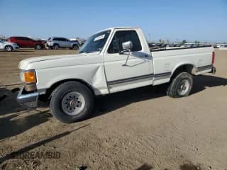 ✅ 1991 Ford F-150 • VIN: 1FTDF15N0MLA02510 • Lot: 57076235. Listed on Copart with 48,260 mi. Free auction sales archive from the USA and detailed vehicle history report at DreamBid. Image 1.