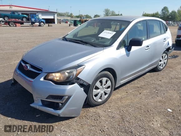 ✅ 2016 Subaru Impreza 2.0i • VIN: JF1GPAA68G8222998 • Lot: 43328503. Listed on IAAI with 103,864 mi. Free auction sales archive from the USA and detailed vehicle history report at DreamBid. Image 2.