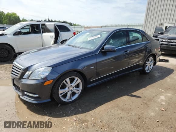 ✅ 2012 Mercedes-Benz E 350 Sport • VIN: WDDHF8JB7CA607405 • Lot: 63808185. Listed on Copart with 122,105 mi. Free auction sales archive from the USA and detailed vehicle history report at DreamBid. Image 1.