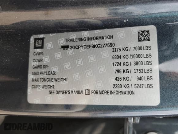 ✅ 2019 Chevrolet Silverado 1500 Custom Trail Boss • VIN: 3GCPYCEF8KG277550 • Lot: 75892394. Wystawiony na Copart z przebiegiem 59 404 mil. Bezpłatny archiwum sprzedaży aukcyjnych z USA i szczegółowy raport historii pojazdu na DreamBid. Zdjęcie 12.