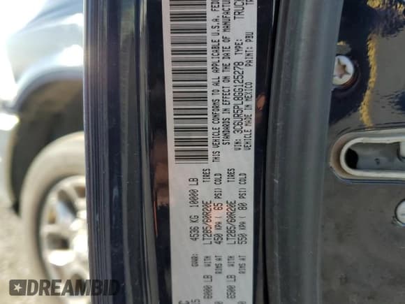 ✅ 2016 Ram 2500 Longhorn Limited • VIN: 3C6UR5PL8GG125278 • Lot: 80585885. Wystawiony na Copart z przebiegiem 113 889 mil. Bezpłatny archiwum sprzedaży aukcyjnych z USA i szczegółowy raport historii pojazdu na DreamBid. Zdjęcie 12.