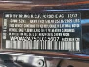 ✅ 2013 Porsche Panamera • VIN: WP0AA2A75DL015607 • Lot: 89669555. Wystawiony na Copart z przebiegiem 56 977 mil. Bezpłatny archiwum sprzedaży aukcyjnych z USA i szczegółowy raport historii pojazdu na DreamBid. Zdjęcie 12.