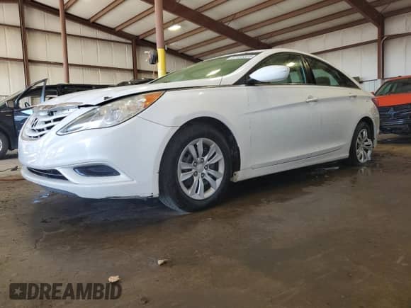 2011 Hyundai Sonata GLS with VIN 5NPEB4AC8BH268588, listed as a Copart auction lot 87185325 with 153,800 mi miles and Salvage title. Bid and sale history available at DreamBid. Image 1.