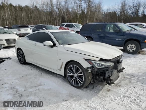 ✅ 2017 Infiniti Q60 Premium • VIN: JN1EV7EL2HM551721 • Lot: 42308115. Listed on Copart with 142,155 mi. Free auction sales archive from the USA and detailed vehicle history report at DreamBid. Image 4.