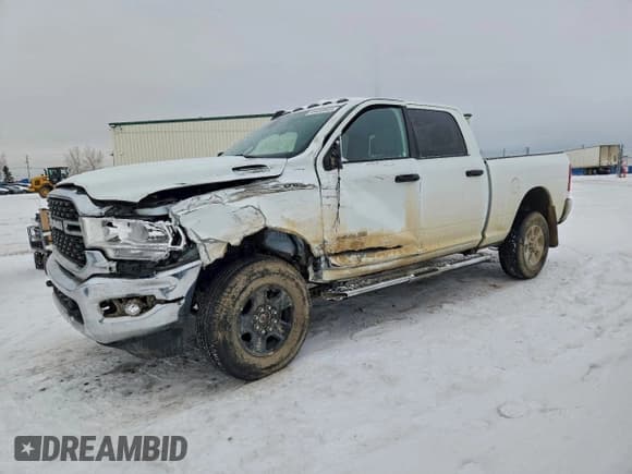 ✅ 2023 Ram 2500 Big Horn • VIN: 3C6UR5DJ3PG627165 • Lot: 95459645. Listed on Copart with 45,902 mi. Free auction sales archive from the USA and detailed vehicle history report at DreamBid. Image 1.