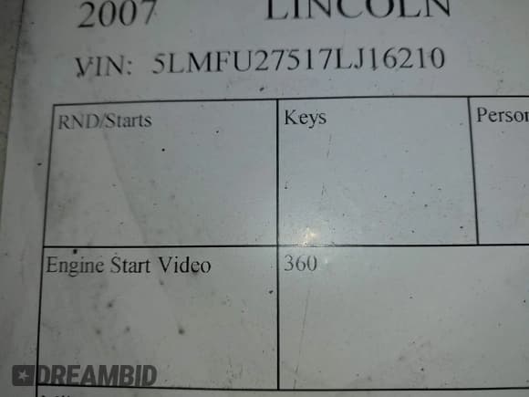 ✅ 2007 Lincoln Navigator • VIN: 5LMFU27517LJ16210 • Lot: 42700467. Wystawiony na IAAI z przebiegiem Nie podano. Bezpłatny archiwum sprzedaży aukcyjnych z USA i szczegółowy raport historii pojazdu na DreamBid. Zdjęcie 9.
