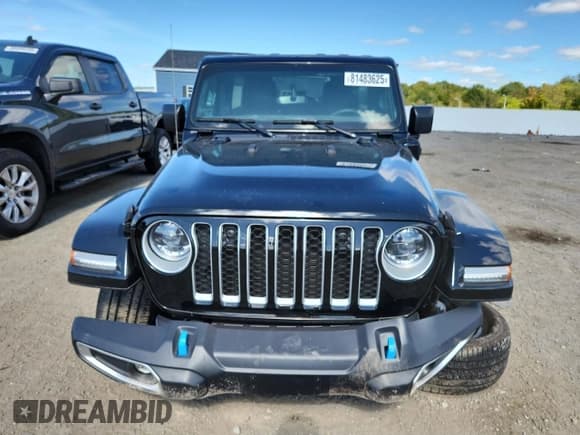 ✅ 2023 Jeep Wrangler Sahara • VIN: 1C4JJXP68PW557119 • Lot: 81483625. Listed on Copart with 20,639 mi. Free auction sales archive from the USA and detailed vehicle history report at DreamBid. Image 5.