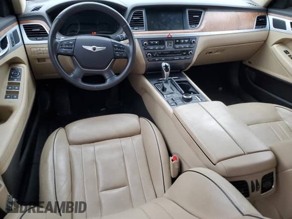 2015 Hyundai Genesis 3.8L with VIN KMHGN4JE9FU047199, listed as a Copart auction lot 82009455 with Not provided miles and Salvage title. Bid and sale history available at DreamBid. Image 8.