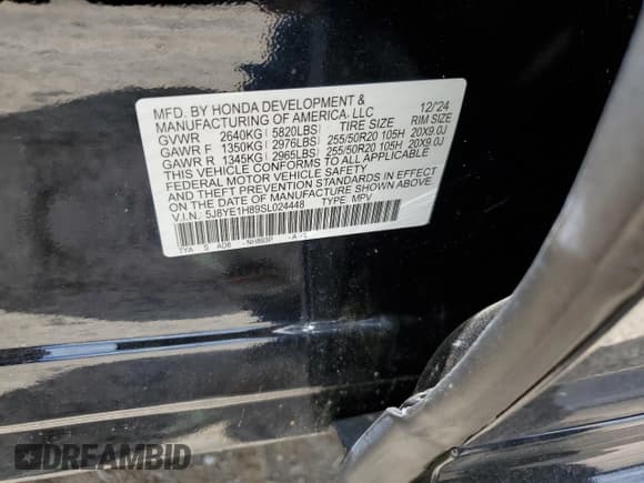 ✅ 2025 Acura MDX Advance • VIN: 5J8YE1H89SL024448 • Lot: 63083325. Wystawiony na Copart z przebiegiem 2 697 mil. Bezpłatny archiwum sprzedaży aukcyjnych z USA i szczegółowy raport historii pojazdu na DreamBid. Zdjęcie 13.