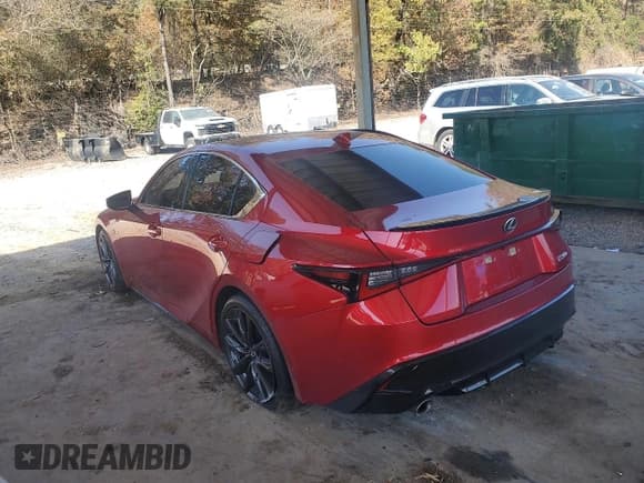 ✅ 2023 Lexus IS 350 F Sport • VIN: JTHGZ1B25P5071585 • Lot: 91479015. Listed on Copart with 27,400 mi. Free auction sales archive from the USA and detailed vehicle history report at DreamBid. Image 2.