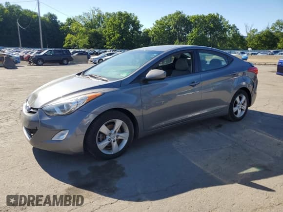✅ 2013 Hyundai Elantra GLS • VIN: 5NPDH4AE9DH346598 • Lot: 65207395. Listed on Copart with 133,227 mi. Free auction sales archive from the USA and detailed vehicle history report at DreamBid. Image 1.
