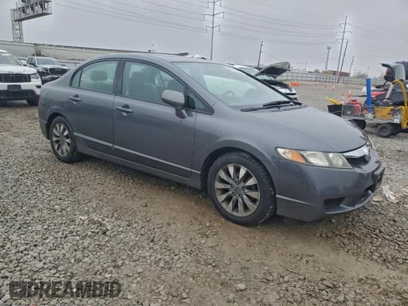 ✅ 2009 Honda Civic EX • VIN: 19XFA16809E018061 • Lot: 93534375. Listed on Copart with 188,425 mi. Free auction sales archive from the USA and detailed vehicle history report at DreamBid. Image 4.