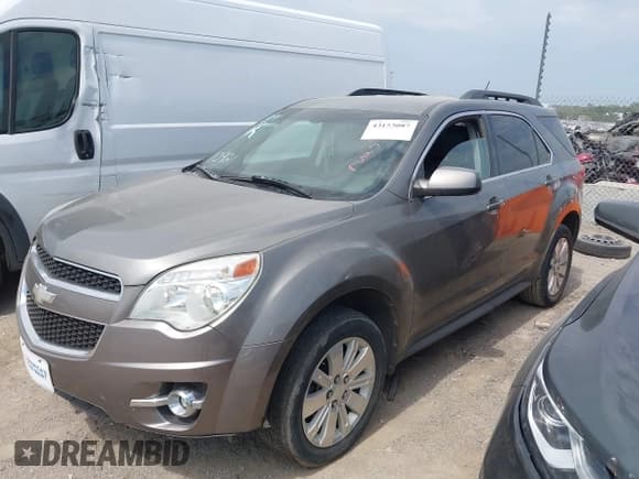 ✅ 2010 Chevrolet Equinox 2LT • VIN: 2CNALPEW5A6395363 • Lot: 43153087. Listed on IAAI with Not provided. Free auction sales archive from the USA and detailed vehicle history report at DreamBid. Image 2.