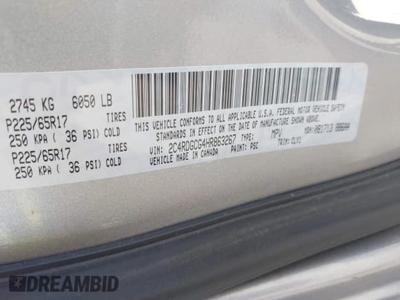 ✅ 2017 Dodge Grand Caravan SXT • VIN: 2C4RDGCG4HR863267 • Lot: 42983998. Wystawiony na IAAI z przebiegiem 162 931 mil. Bezpłatny archiwum sprzedaży aukcyjnych z USA i szczegółowy raport historii pojazdu na DreamBid. Zdjęcie 9.