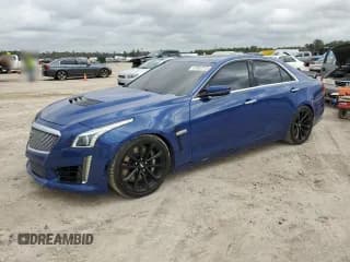 ✅ 2019 Cadillac CTS-V • VIN: 1G6A15S66K0102506 • Lot: 43703775. Listed on Copart with 50,214 mi. Free auction sales archive from the USA and detailed vehicle history report at DreamBid. Image 1.