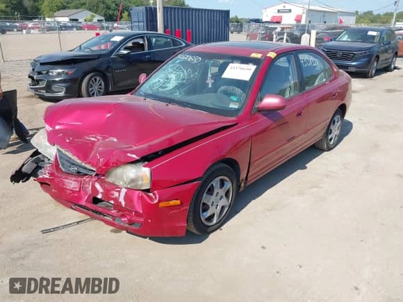 2006 Hyundai Elantra GLS with VIN KMHDN46D56U257835, listed as a IAAI auction lot 43370650 with 175,676 mi miles and . Bid and sale history available at DreamBid. Image 2.