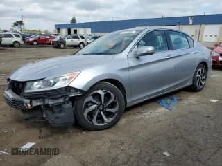 ✅ 2017 Honda Accord EX • VIN: 1HGCR2F74HA193649 • Lot: 81727955. Listed on Copart with 134,311 mi. Free auction sales archive from the USA and detailed vehicle history report at DreamBid. Image 1.