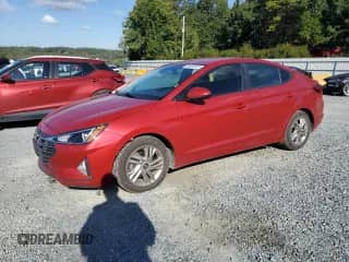 2019 Hyundai Elantra Limited z VIN 5NPD84LF5KH448418, wystawiony jako Copart lot #84622815 z przebiegiem 92 686 mil mil oraz Szkoda całkowita • Salvage title. Historia ofert i sprzedaży dostępna na DreamBid. Obrazek 1.