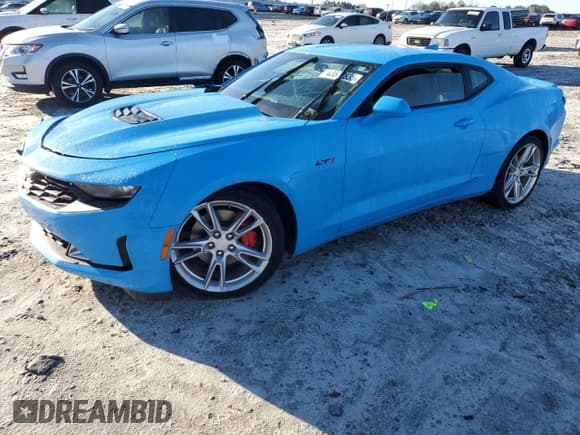 ✅ 2023 Chevrolet Camaro LT1 • VIN: 1G1FF1R77P0114711 • Lot: 43577835. Listed on Copart with 35,955 mi. Free auction sales archive from the USA and detailed vehicle history report at DreamBid. Image 1.