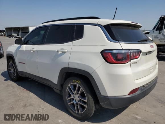 ✅ 2020 Jeep Compass Latitude • VIN: 3C4NJCBB7LT169197 • Lot: 74773554. Listed on Copart with 107,814 mi. Free auction sales archive from the USA and detailed vehicle history report at DreamBid. Image 2.