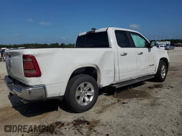 2020 Ram 1500 Laramie with VIN 1C6RREDT3LN262057, listed as a Copart auction lot 69599525 with 124,172 mi miles and Salvage title. Bid and sale history available at DreamBid. Image 3.