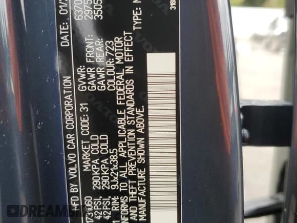 ✅ 2021 Volvo XC90 Inscription Expression • VIN: YV4BR00L3M1731060 • Lot: 90324815. Listed on Copart with Not provided. Free auction sales archive from the USA and detailed vehicle history report at DreamBid. Image 14.