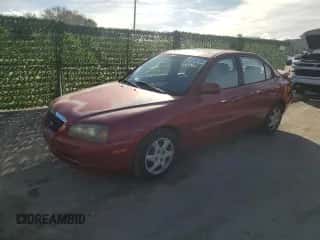 2006 Hyundai Elantra GLS with VIN KMHDN46D76U296362, listed as a Copart auction lot 82346763 with 185,339 mi miles and Salvage title. Bid and sale history available at DreamBid. Image 1.