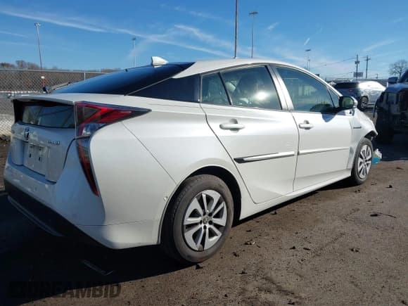 ✅ 2018 Toyota Prius Two • VIN: JTDKBRFU8J3066748 • Lot: 43765334. Listed on IAAI with 102,218 mi. Free auction sales archive from the USA and detailed vehicle history report at DreamBid. Image 4.