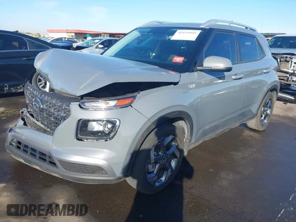 ✅ 2023 Hyundai Venue SEL • VIN: KMHRC8A33PU237053 • Lot: 41151941. Listed on IAAI with 15,486 mi. Free auction sales archive from the USA and detailed vehicle history report at DreamBid. Image 2.