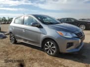 ✅ 2023 Mitsubishi Mirage Black Edition • VIN: ML32AWHJ8PH000705 • Lot: 61866495. Listed on Copart with 42,678 mi. Free auction sales archive from the USA and detailed vehicle history report at DreamBid. Image 4.