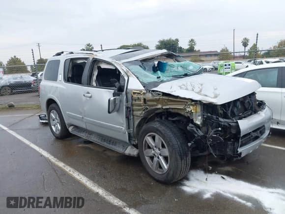 ✅ 2012 Nissan Armada SV • VIN: 5N1AA0ND6CN612039 • Lot: 43732861. Listed on IAAI with 185,079 mi. Free auction sales archive from the USA and detailed vehicle history report at DreamBid. Image 1.