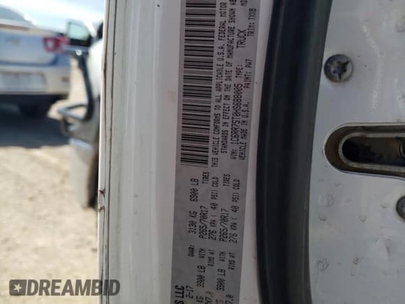 ✅ 2017 Ram 1500 Tradesman • VIN: 1C6RR7ST0HS688005 • Lot: 50410725. Listed on Copart with 213,362 mi. Free auction sales archive from the USA and detailed vehicle history report at DreamBid. Image 12.