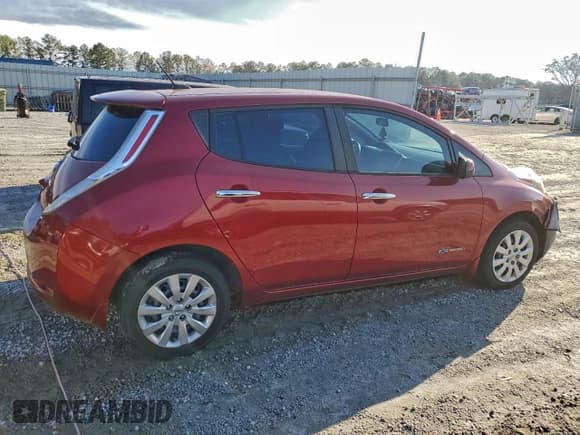 ✅ 2015 Nissan LEAF SL • VIN: 1N4AZ0CP4FC330224 • Lot: 96200925. Listed on Copart with 30,775 mi. Free auction sales archive from the USA and detailed vehicle history report at DreamBid. Image 3.