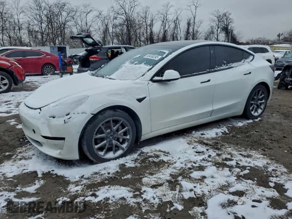 ✅ 2021 Tesla Model 3 Standard Range Plus • VIN: 5YJ3E1EA2MF919799 • Лот: 95458295. Опубликован ранее на Copart с пробегом 124 303 миль. Бесплатный доступ к архиву аукционных продаж из США и подробный отчёт об истории автомобиля на DreamBid. Изображение 1.